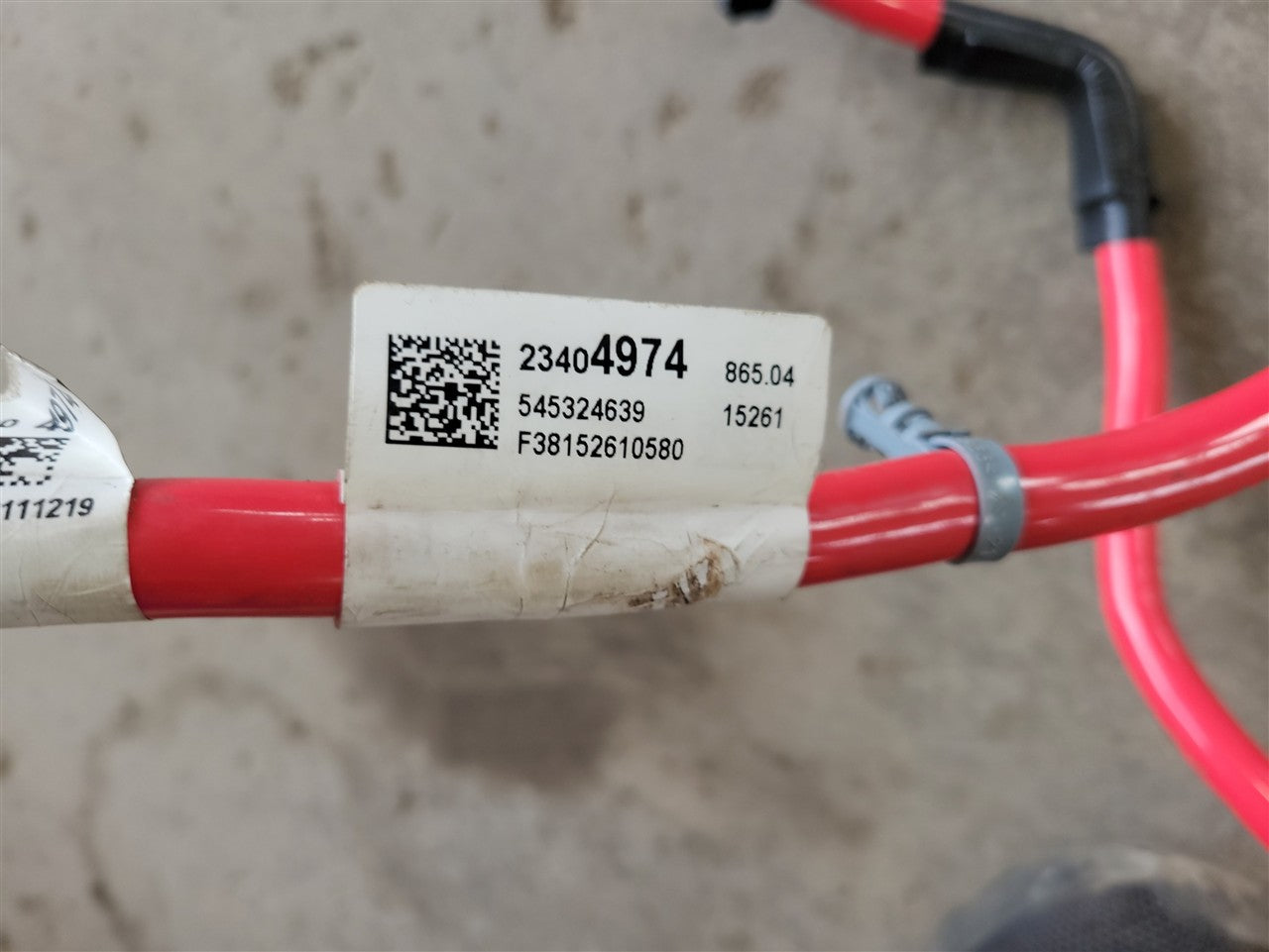 2016 CAMARO POSITIVE BATTERY CABLE TRUNK TO ENGINE 23404974 34259 - image 10