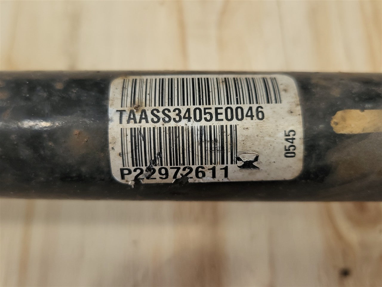2016 CAMARO RH REAR AXLE 6.2L SS 22972611 41K MILES 34261 - image 12