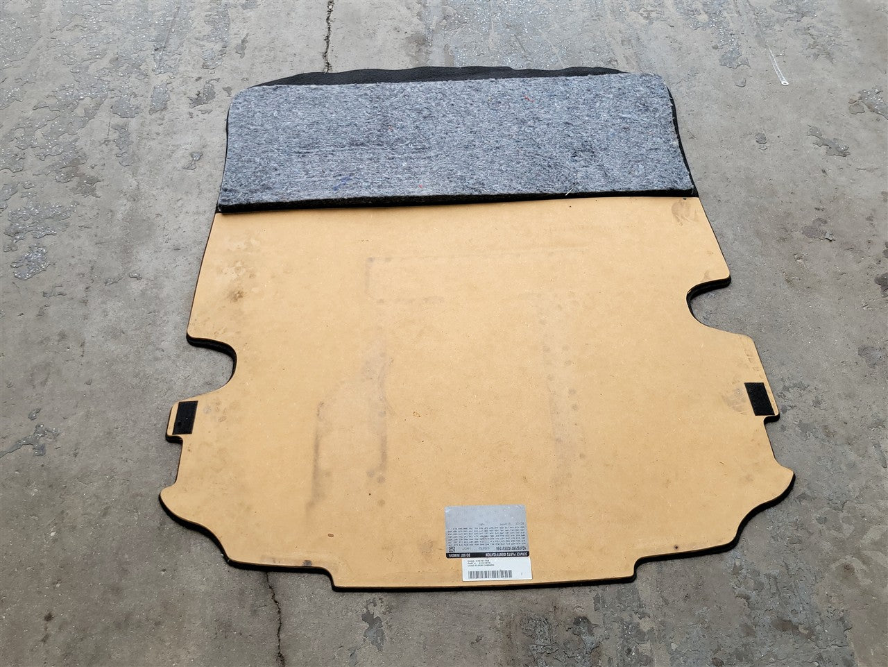 2016 CAMARO REAR TRUNK FLOOR CARPET SPARE COVER 34265 - image 7