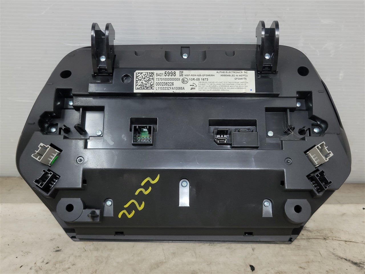 2016 CAMARO 8.0" RADIO DISPLAY SCREEN 84015998 34266 - image 5