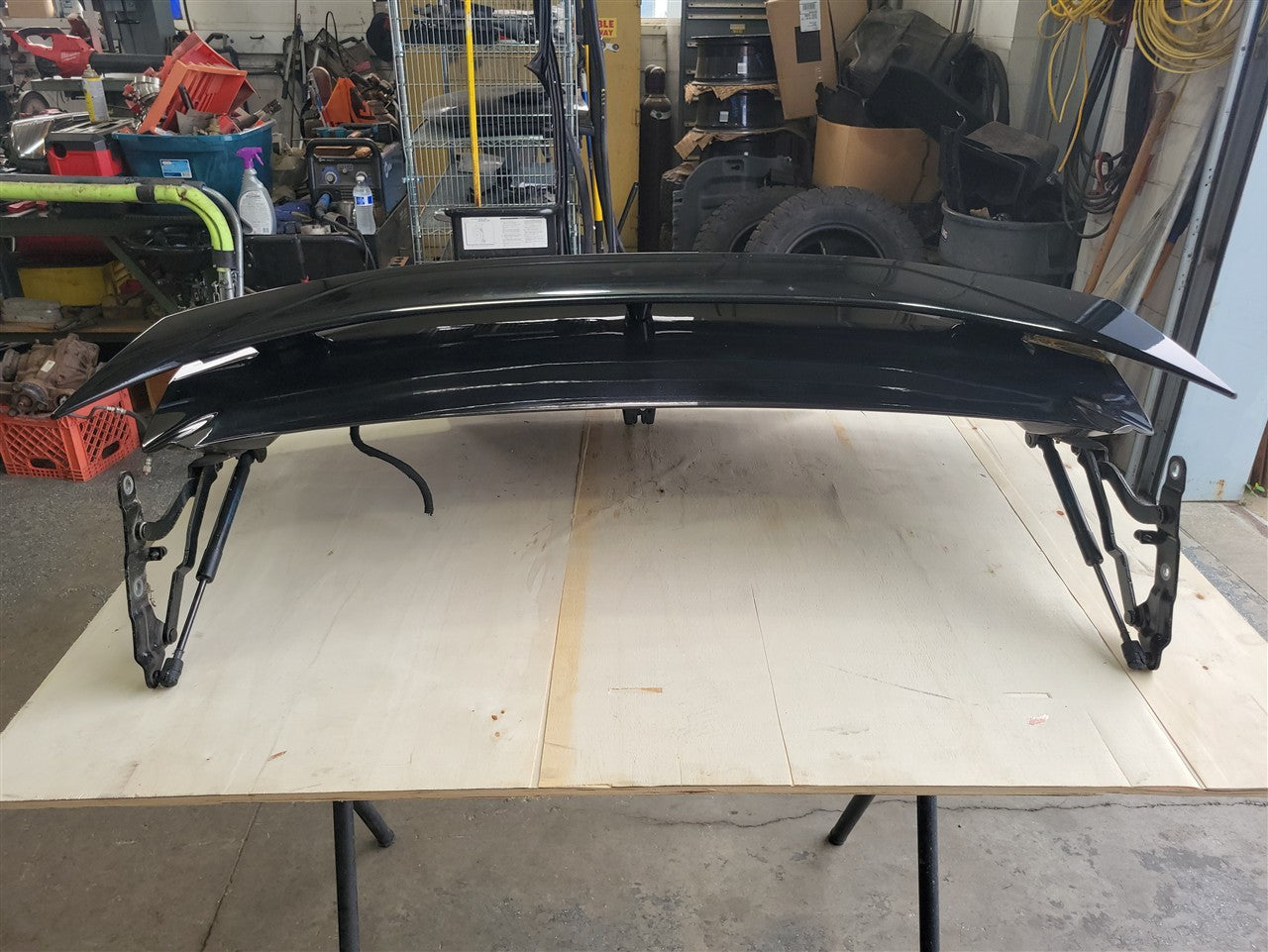2016 CAMARO DECKLID W/SS SPOILER BLACK GBA 000 34280 - image 5