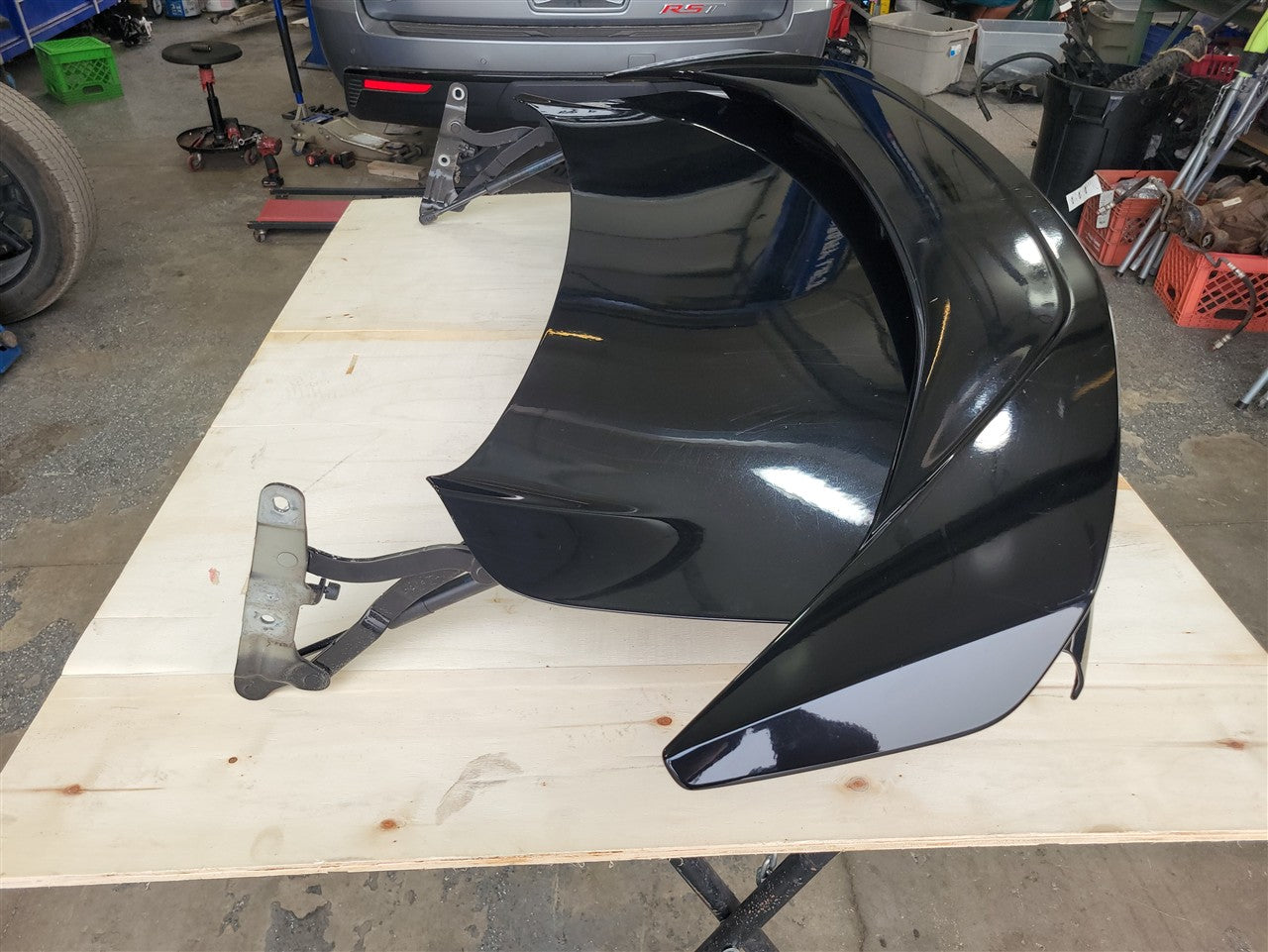 2016 CAMARO DECKLID W/SS SPOILER BLACK GBA 000 34280 - image 7