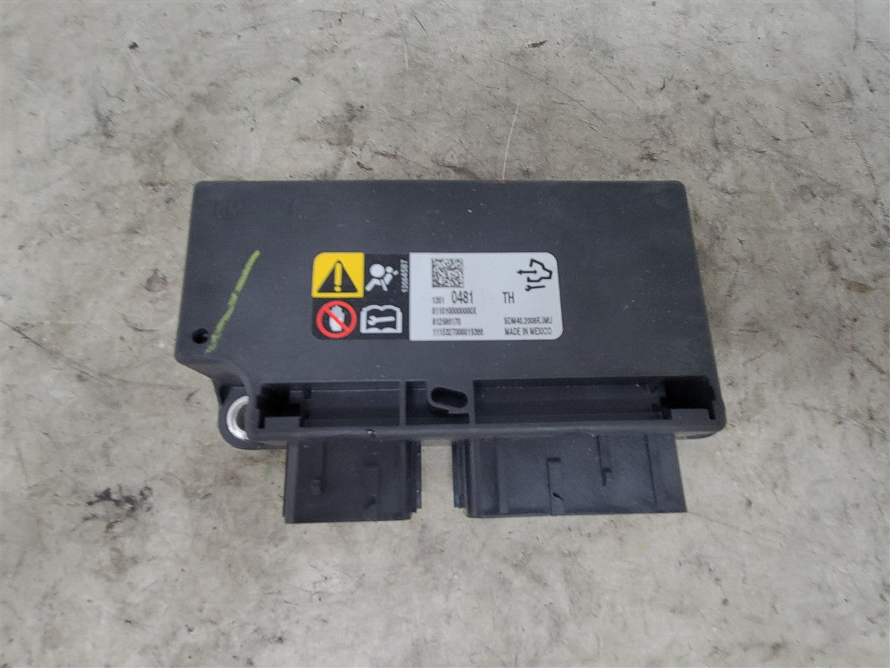 2016 CAMARO CRASH MODULE 13510481 NO HARD CODES SET 34286 - image 1