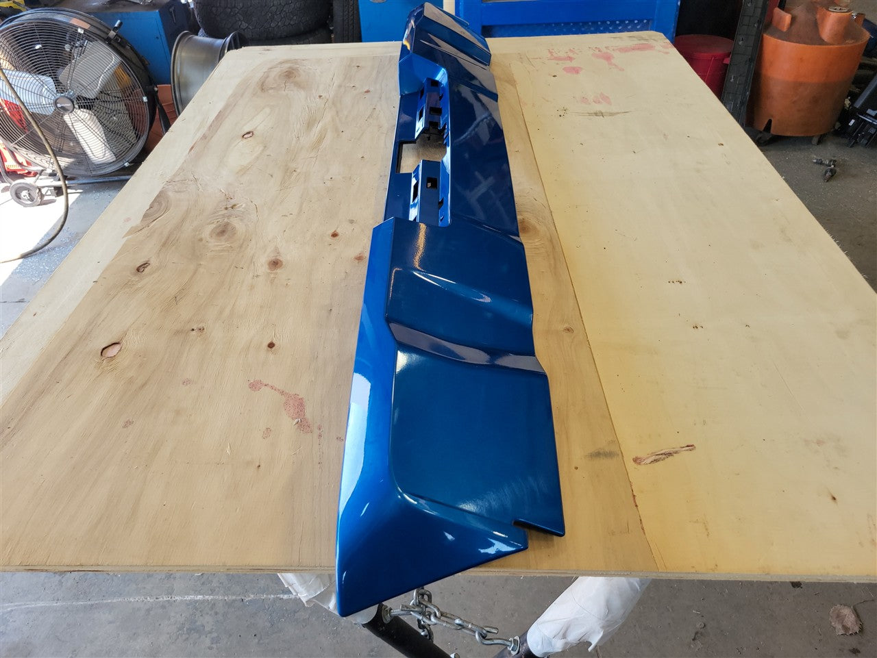 2023 SIERRA150 REAR SPOILER BARE NO LIGHT BLUE GLT 34334 - image 3