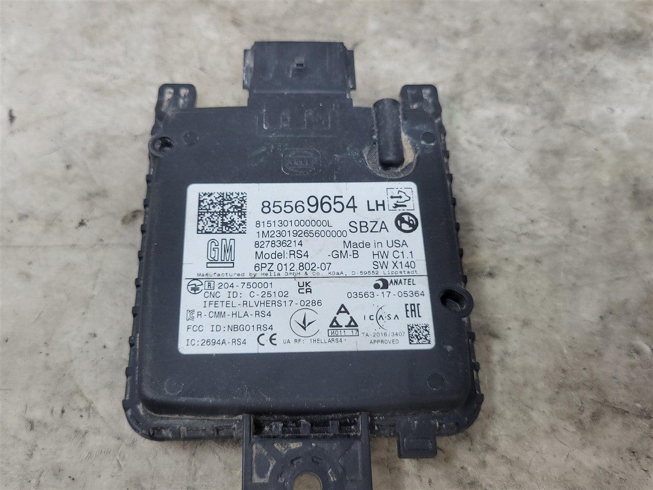 2023 SIERRA150 LH BLIND SPOT RADAR MODULE 85569654 34335 - image 7