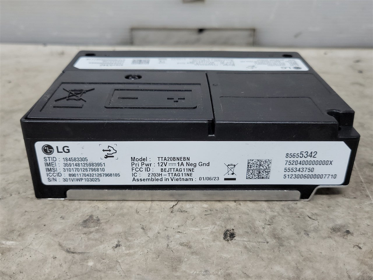 2023 SIERRA150 ONSTAR COMMUNICATION MODULE 85655342 34342 - image 2