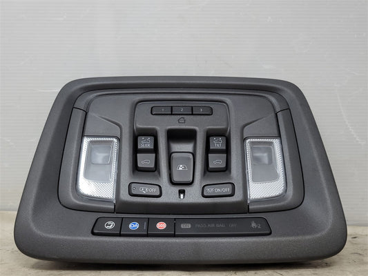 2023 SIERRA150 OVERHEAD CONSOLE BLACK W/HOMELINK 34376 - image 2