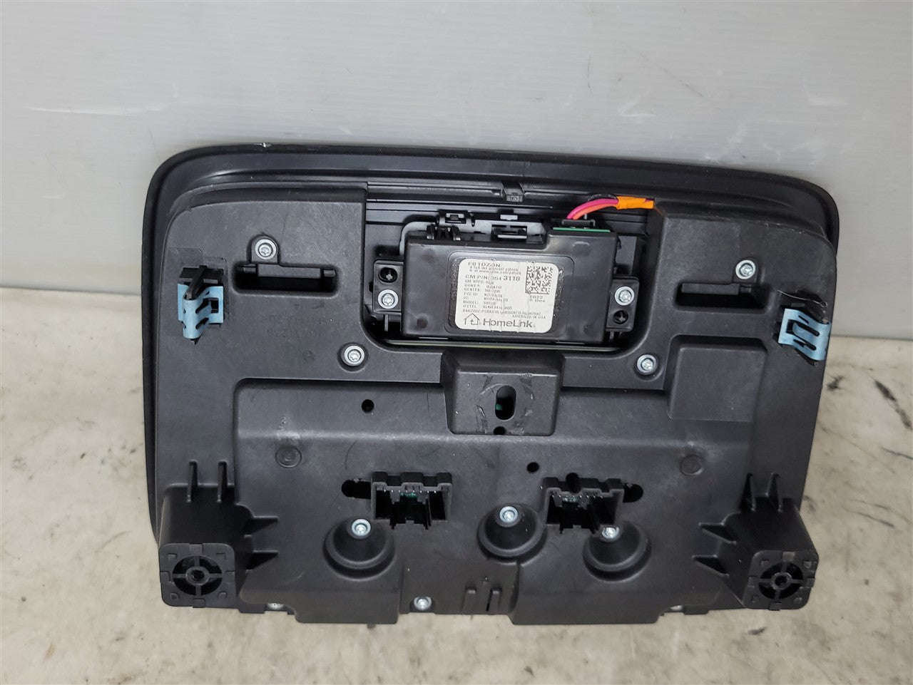 2023 SIERRA150 OVERHEAD CONSOLE BLACK W/HOMELINK 34376 - image 7