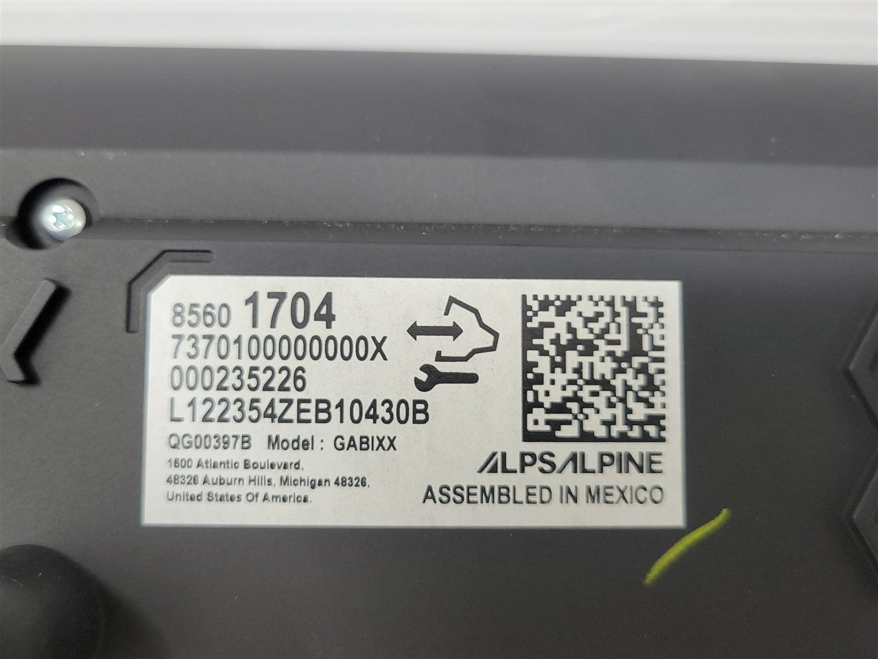 2023 SIERRA150 13.4 RADIO DISPLAY 85601704 86789923 34404 - image 12