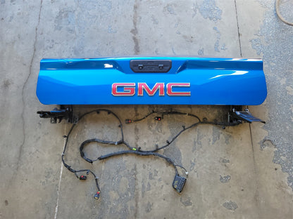 2023 SIERRA UPPER INNER TAIL GATE BLUE 2D1.5 DENT ON UPPER EDGE 34417 - image 1