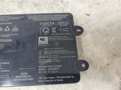 2023 SIERRA CENTER CONSOLE WIRELESS PHONE CHARGER MODULE 13555223 34427 - image 9