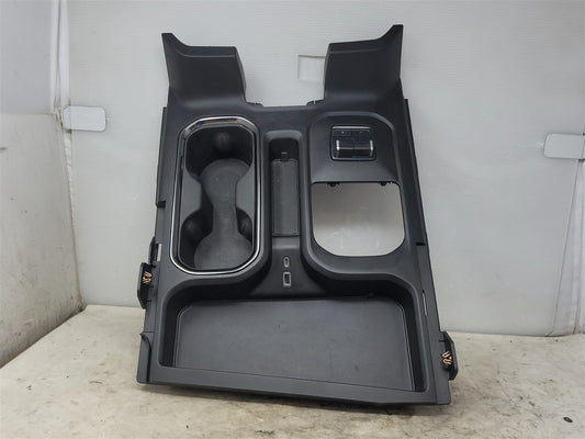 Used OEM 2022-2026 SIERRA SILVERADO CENTER CONSOLE FRONT CUP HOLDER & TRIM PLATE 86787378, actual item photo 1