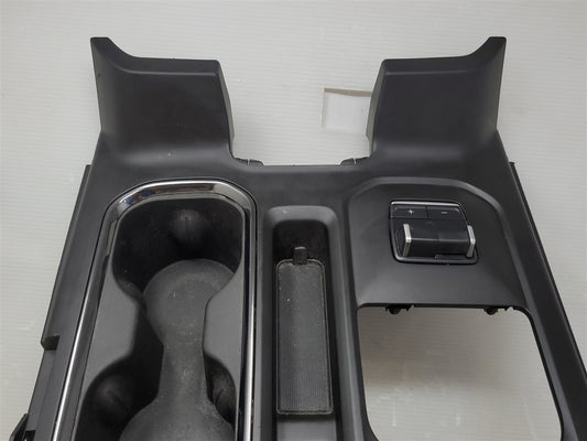 Used OEM 2022-2026 SIERRA SILVERADO CENTER CONSOLE FRONT CUP HOLDER & TRIM PLATE 86787378, actual item photo 2
