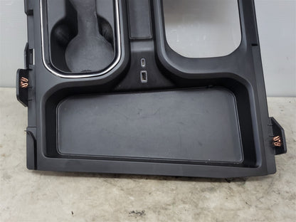 Used OEM 2022-2026 SIERRA SILVERADO CENTER CONSOLE FRONT CUP HOLDER & TRIM PLATE 86787378, actual item photo 6