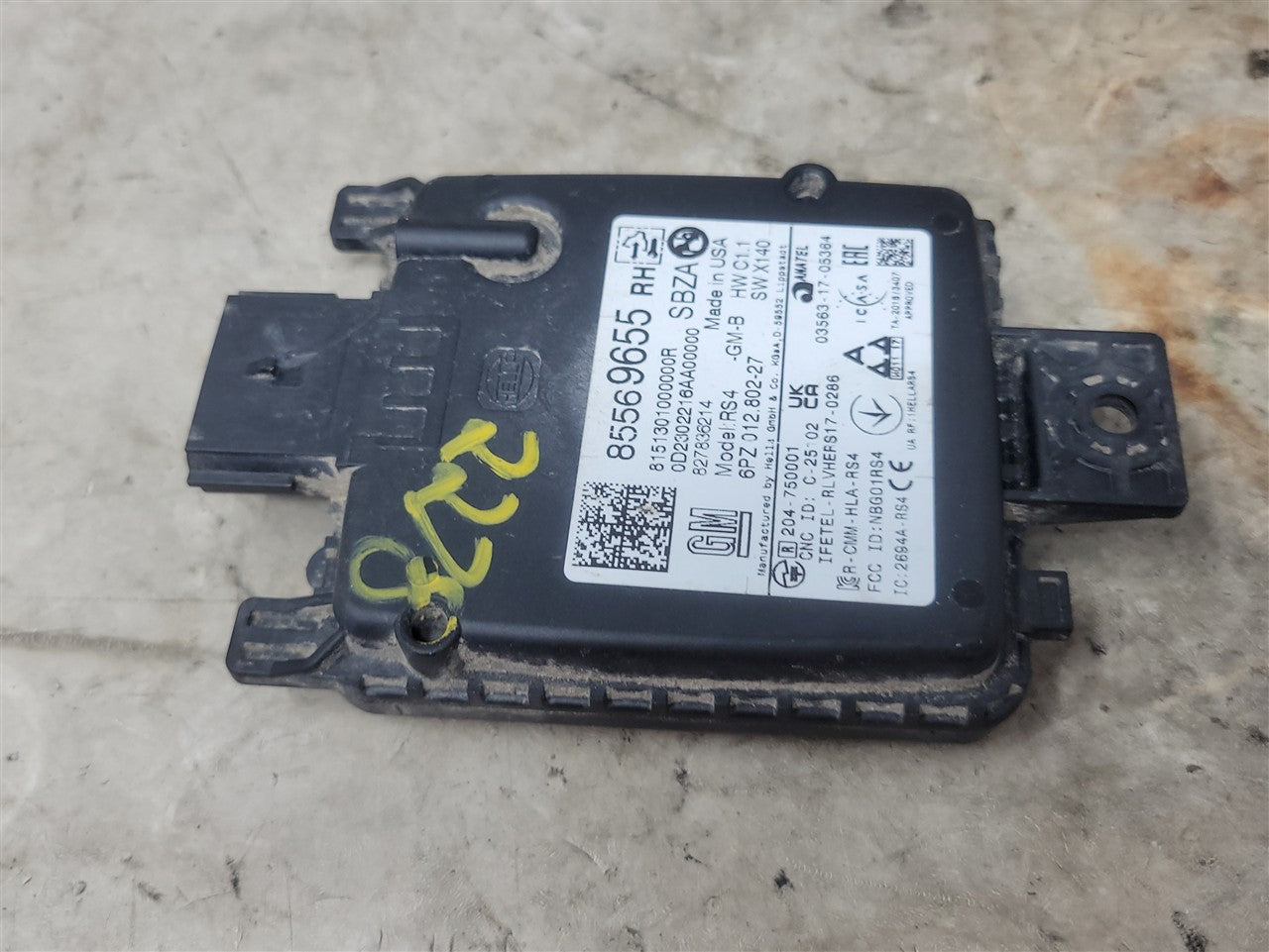 2023 SIERRA RH BLIND SPOT RADAR MODULE 85569655 34463 - image 7