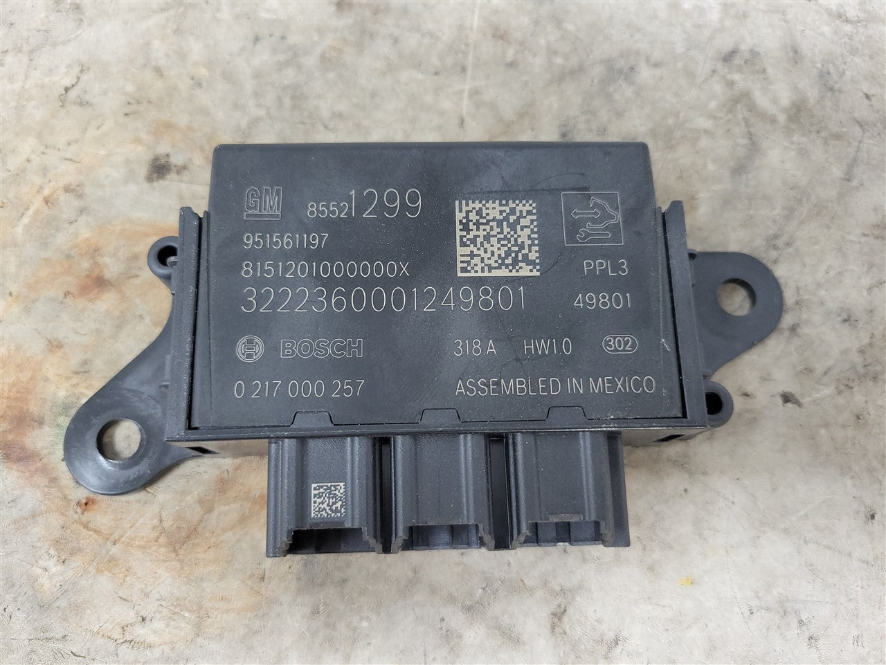 2023 SIERRA PARK ASSIST CONTROL MODULE 85521299 34467 - image 1