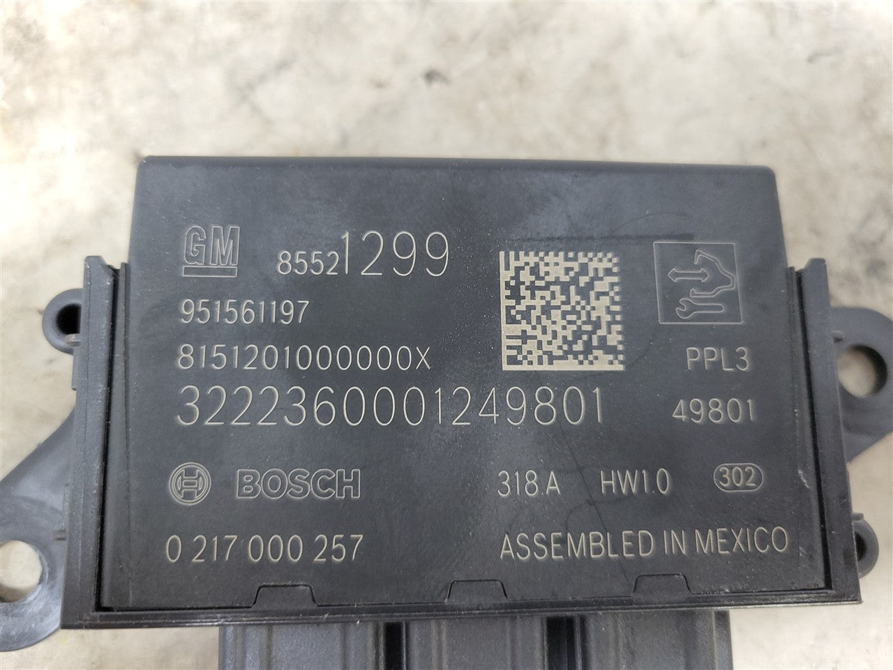 2023 SIERRA PARK ASSIST CONTROL MODULE 85521299 34467 - image 7