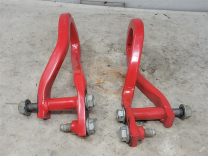 2023 SIERRA FRONT TOW HOOKS PAIR W/BOLTS RED 34481 - image 4