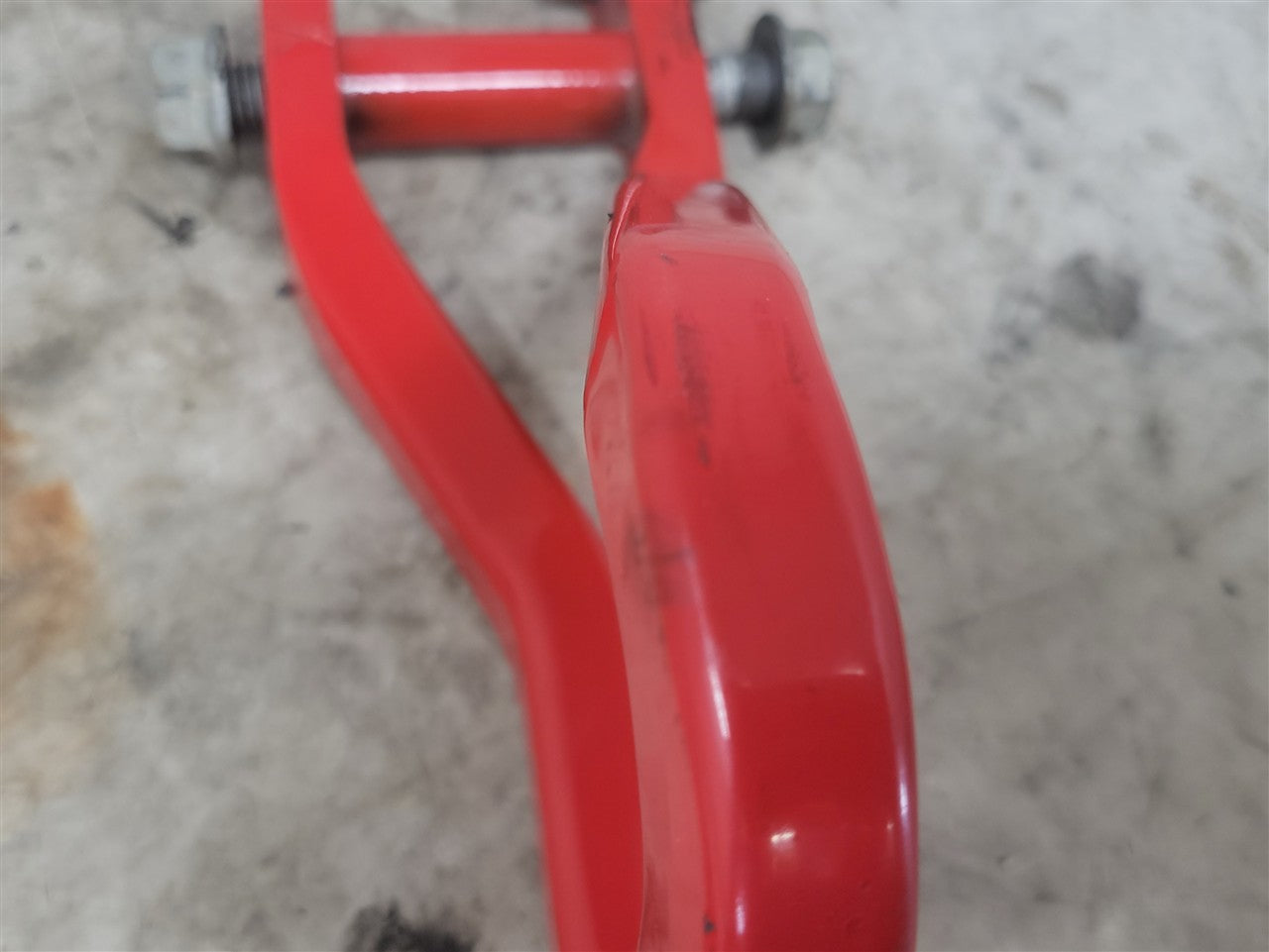 2023 SIERRA FRONT TOW HOOKS PAIR W/BOLTS RED 34481 - image 6