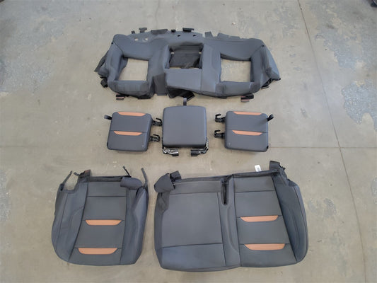 2023 SIERRA REAR AT4 SEAT COVERS BLACK WITH KALAHARI ACCENTS 34487 - image 1