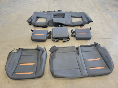2023 SIERRA REAR AT4 SEAT COVERS BLACK WITH KALAHARI ACCENTS 34487 - image 2