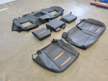 2023 SIERRA REAR AT4 SEAT COVERS BLACK WITH KALAHARI ACCENTS 34487 - image 9