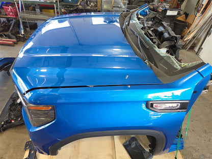 2023 SIERRA FRONT CLIP AT4 BLUE GLT SCRATCHES ON UPPER BUMPER 34494 - image 20