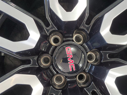 Used OEM 2023 SIERRA AT4 20" WHEEL BLACK WITH MACHINED FACE 23376228, actual item photo 7