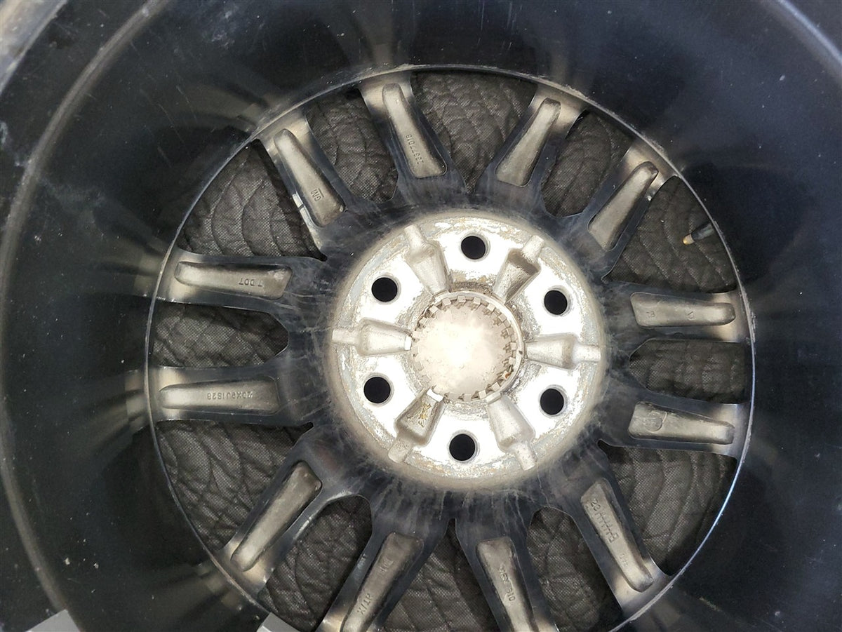 Used OEM 2023 SIERRA AT4 20" WHEEL BLACK WITH MACHINED FACE 23376228, actual item photo 14