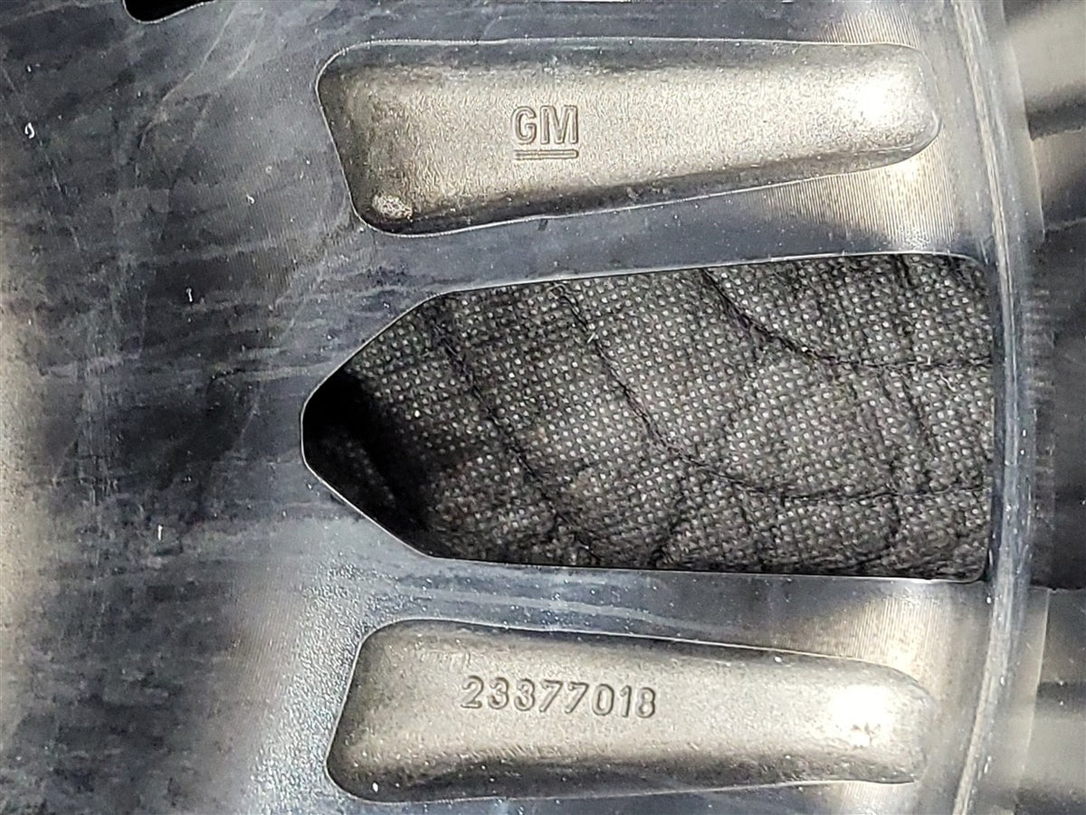 Used OEM 2023 SIERRA AT4 20" WHEEL BLACK WITH MACHINED FACE 23376228, actual item photo 16