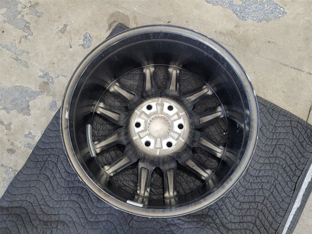 Used OEM 2023 SIERRA AT4 20" WHEEL BLACK WITH MACHINED FACE 23376228, actual item photo 14