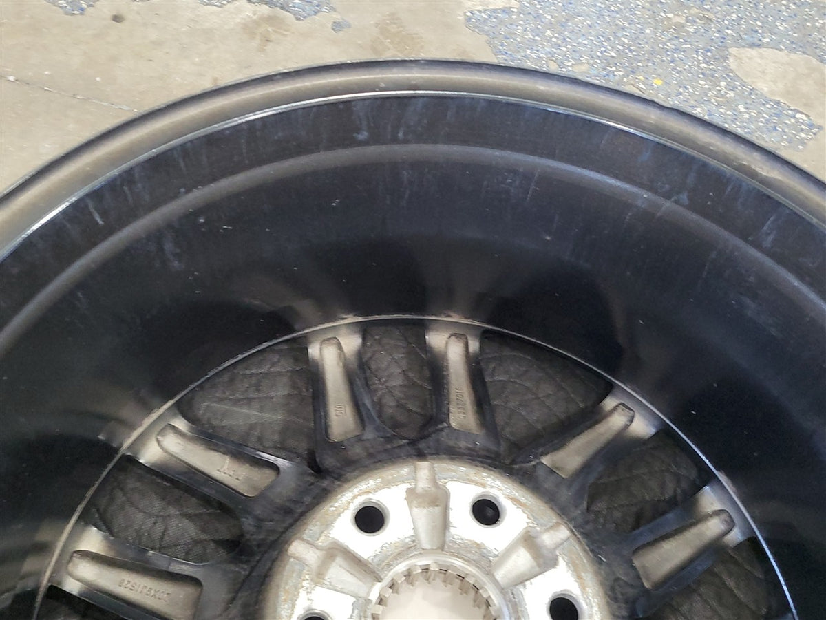 Used OEM 2023 SIERRA AT4 20" WHEEL BLACK WITH MACHINED FACE 23376228, actual item photo 15