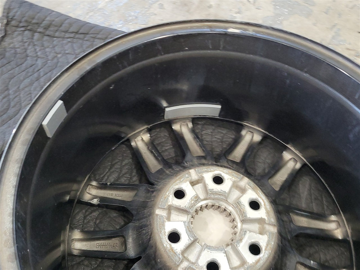Used OEM 2023 SIERRA AT4 20" WHEEL BLACK WITH MACHINED FACE 23376228, actual item photo 16