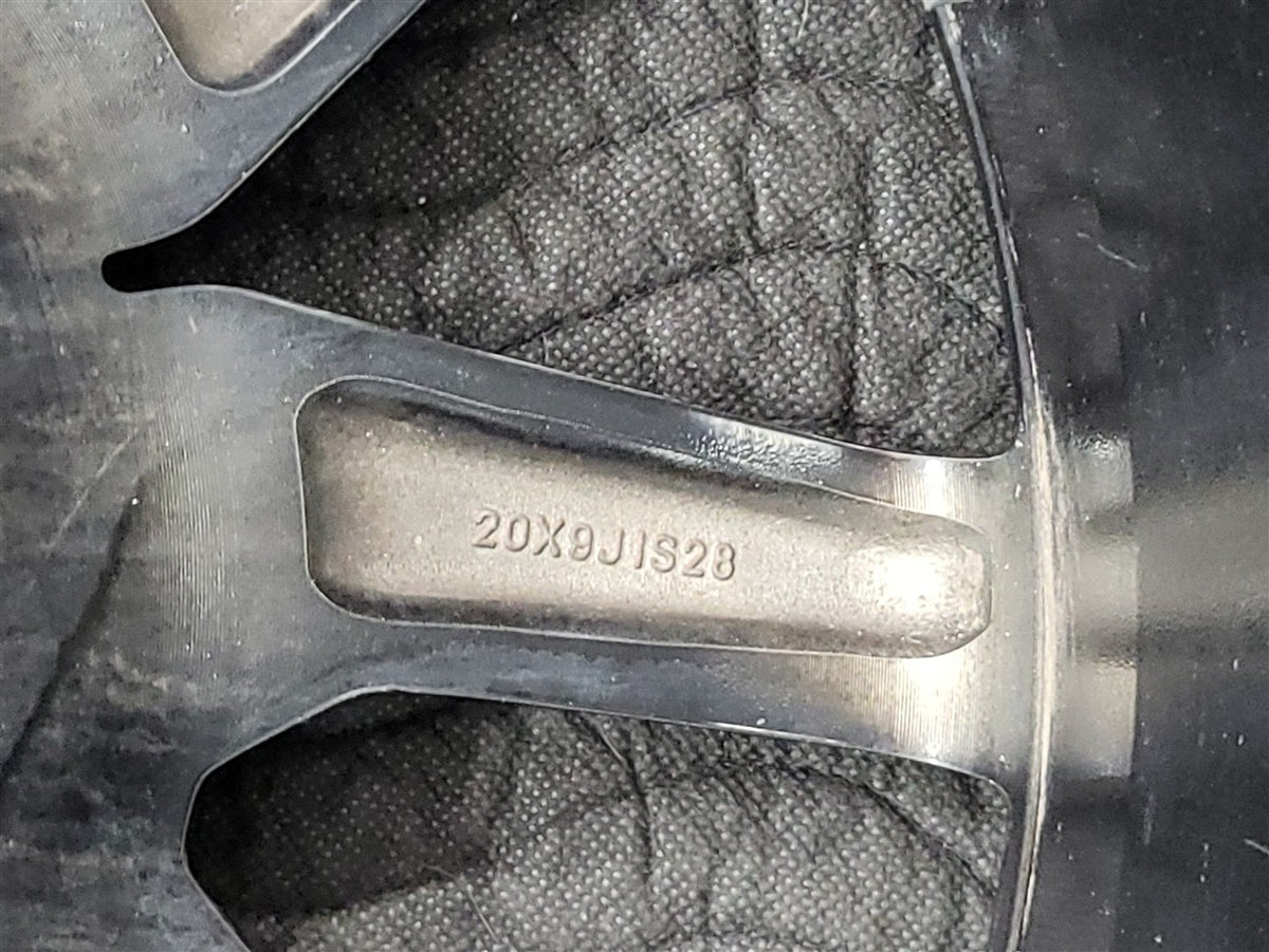 Used OEM 2023 SIERRA AT4 20" WHEEL BLACK WITH MACHINED FACE 23376228, actual item photo 19