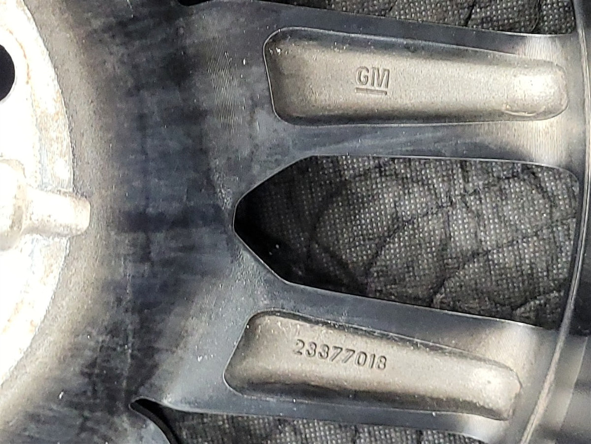 Used OEM 2023 SIERRA AT4 20" WHEEL BLACK WITH MACHINED FACE 23376228, actual item photo 20