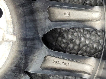 Used OEM 2023 SIERRA AT4 20" WHEEL BLACK WITH MACHINED FACE 23376228, actual item photo 20