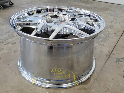 Used OEM 1999 CORVETTE FRONT Z06 17" 17X9.5 WHEEL RIM. 09593804, actual item photo 8