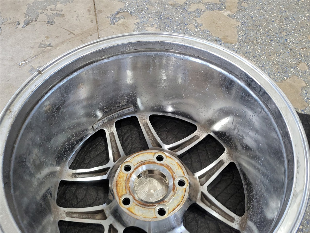 Used OEM 1999 CORVETTE FRONT Z06 17" 17X9.5 WHEEL RIM. 09593804, actual item photo 14
