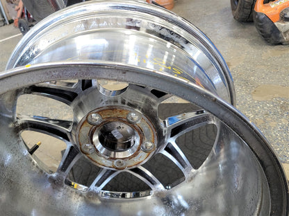 Used OEM 1999 CORVETTE FRONT Z06 17" 17X9.5 WHEEL RIM. 09593804, actual item photo 16