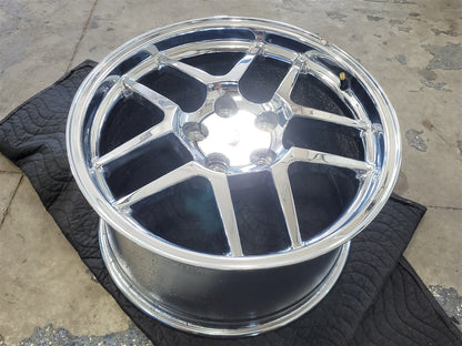 Used OEM 1999 CORVETTE REAR Z06 18" 18X10.5 WHEEL RIM. 09594811, actual item photo 7