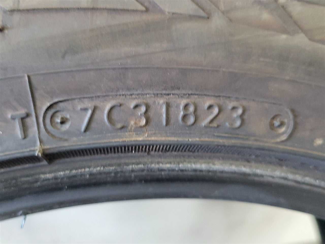 Used OEM 1999 CORVETTE NITTO NT555 G2 245/45ZR17 TIRE 8/32 1823 DATE, actual item photo 4