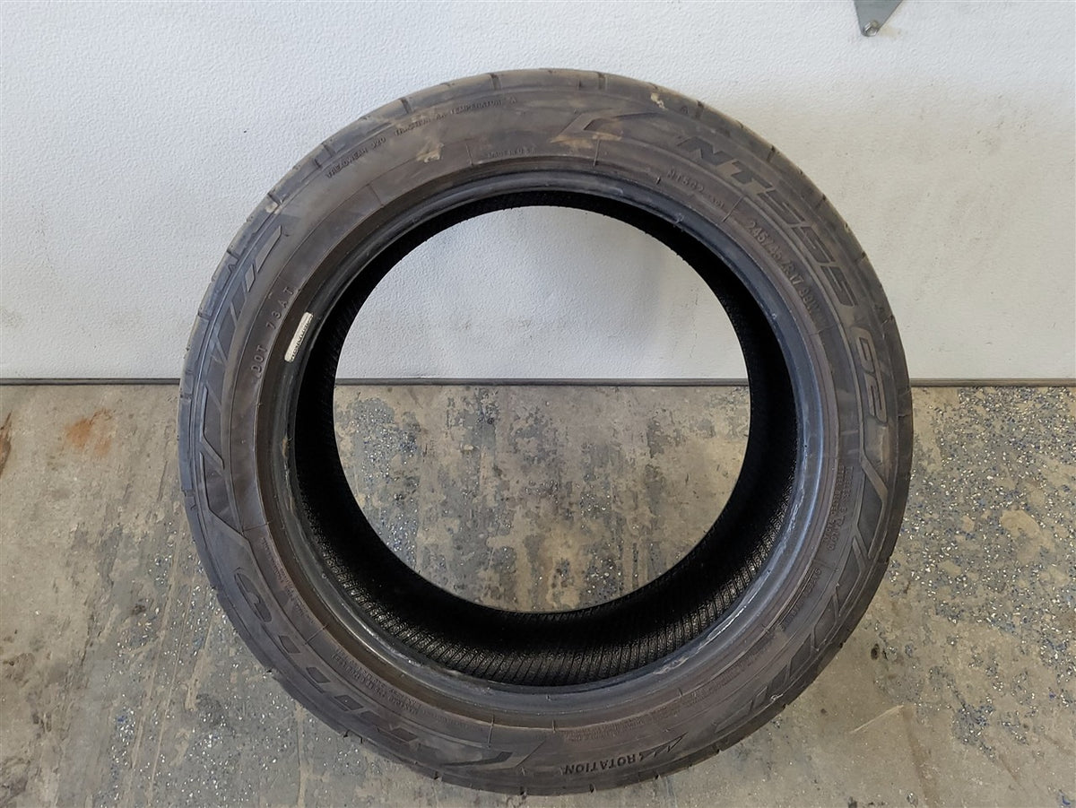 Used OEM 1999 CORVETTE NITTO NT555 G2 245/45ZR17 TIRE 8/32 1823 DATE, actual item photo 9