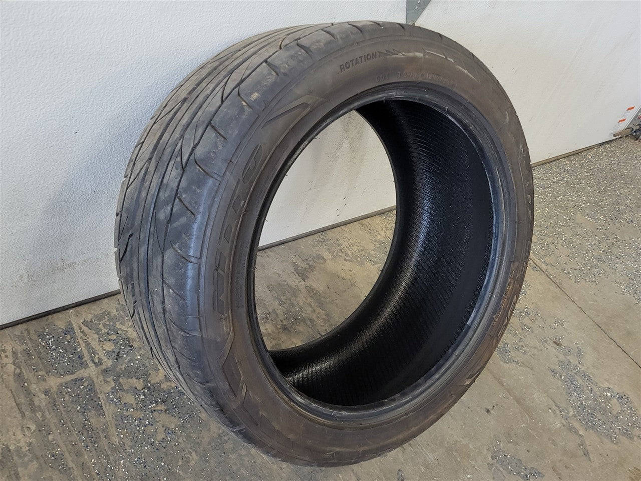Used OEM 1999 CORVETTE NITTO NT555 G2 275/40ZR18 TIRE 8/32 2723 DATE, actual item photo 3