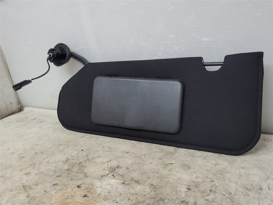 Used OEM 2005-2013 CORVETTE C6 SUN VISOR LH DRIVER BLACK, actual item photo 2