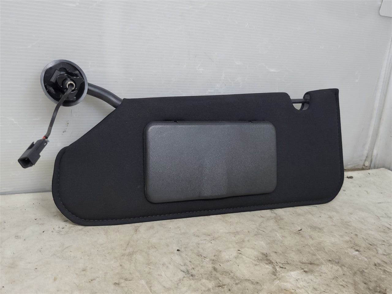 Used OEM 2005-2013 CORVETTE C6 SUN VISOR LH DRIVER BLACK, actual item photo 3