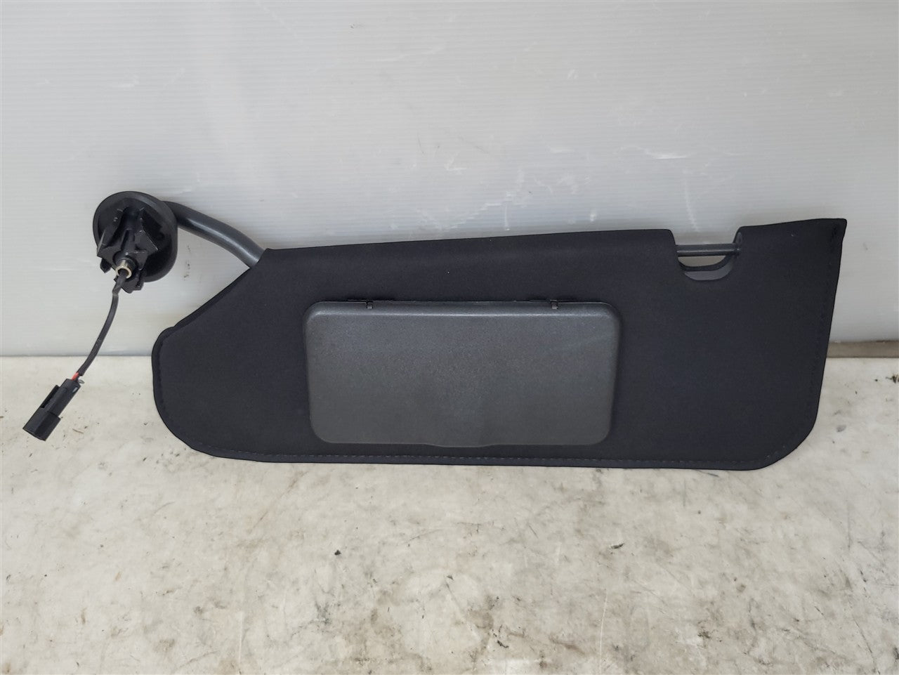 Used OEM 2005-2013 CORVETTE C6 SUN VISOR LH DRIVER BLACK, actual item photo 4
