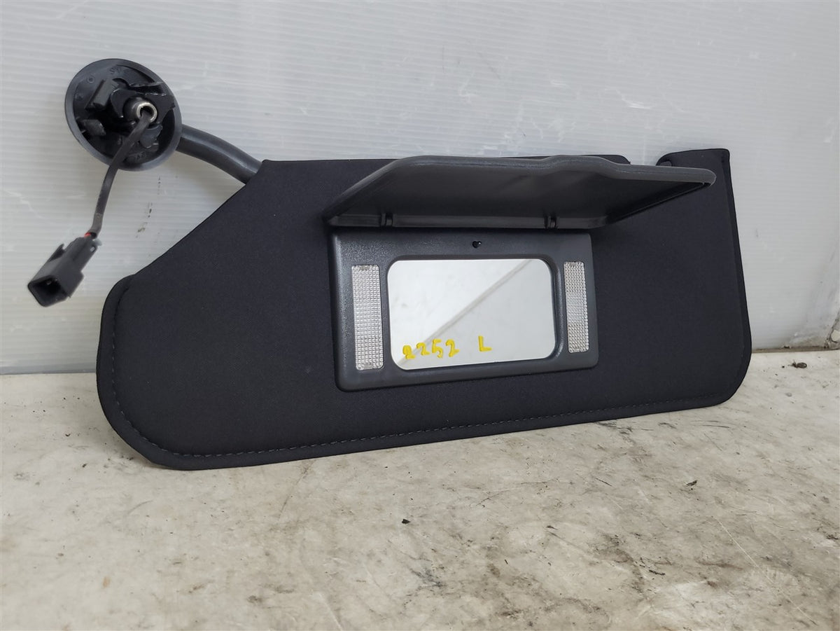Used OEM 2005-2013 CORVETTE C6 SUN VISOR LH DRIVER BLACK, actual item photo 3