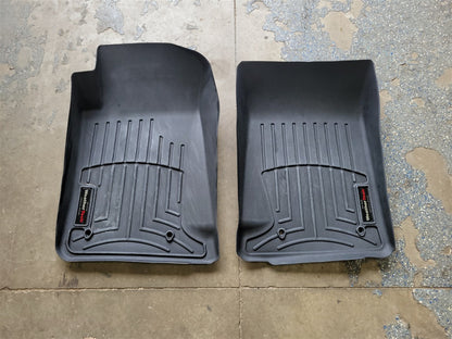 Used OEM 2010-2015 CAMARO WEATHERTECH FRONT FLOOR MAT LINERS PAIR, actual item photo 1