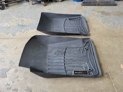 Used OEM 2010-2015 CAMARO WEATHERTECH FRONT FLOOR MAT LINERS PAIR, actual item photo 5