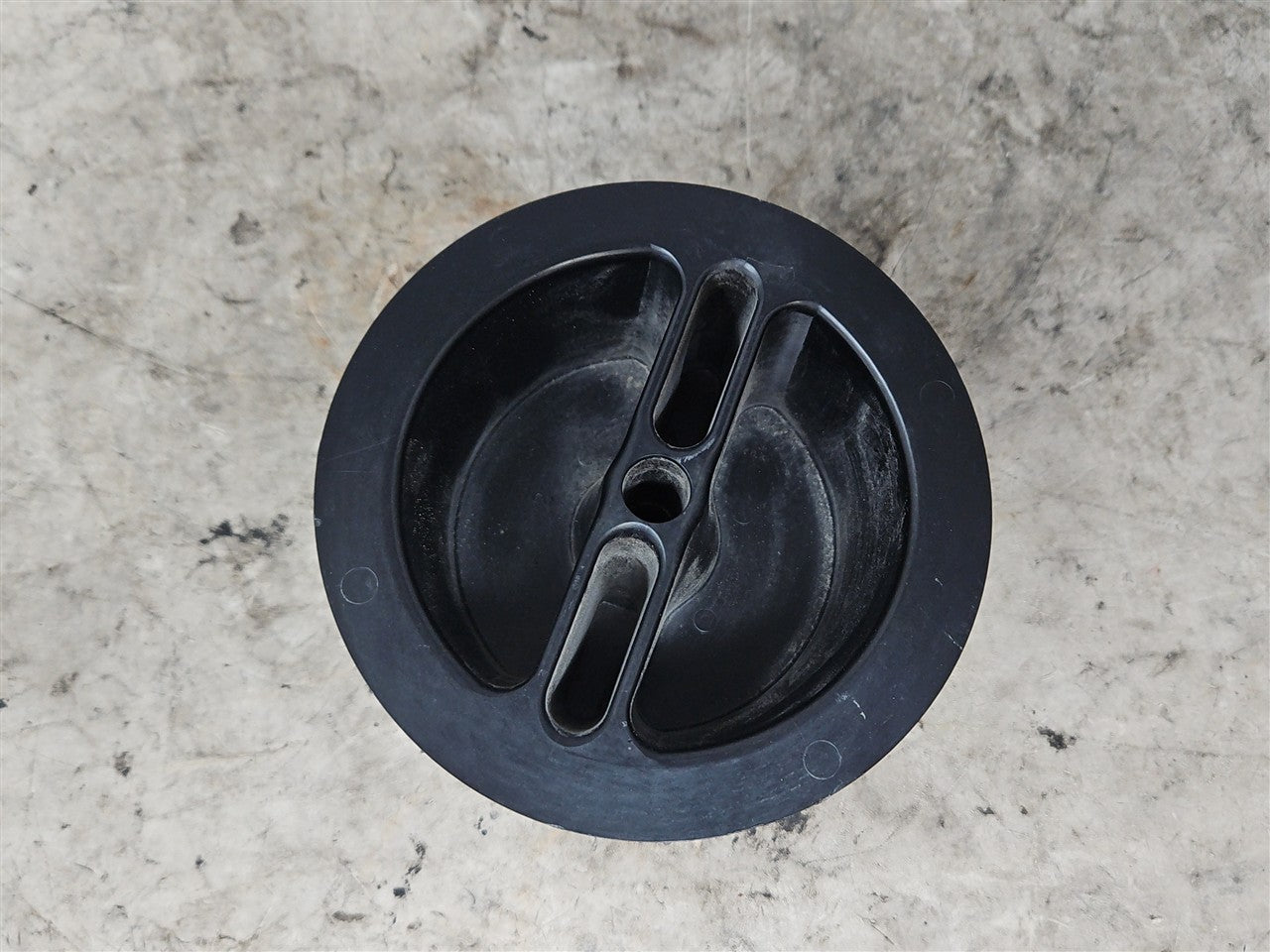 Used OEM 2010-2015 CAMARO SPARE WHEEL TRUNK FLOOR COVER NUT HOLD DOWN, actual item photo 4